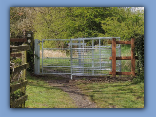 New gates have been installed near the mill pond and also nearer Mill Terrace 2024.jpg